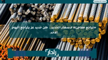 «تراجع مفاجئ» لأسعار الحديد.. طن حديد عز يتراجع اليوم الأحد
